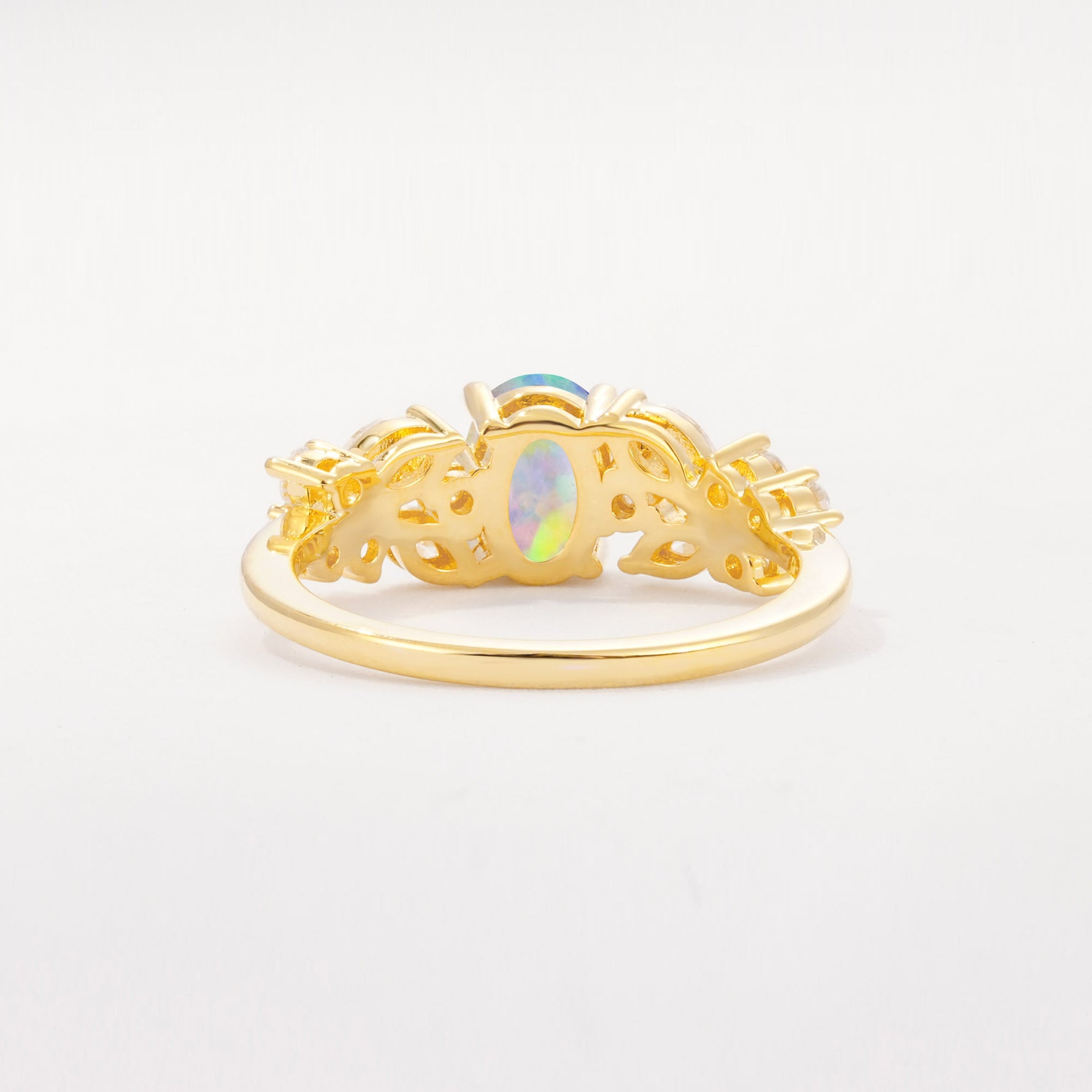 SR12948 Fire Opal Ring - Additional view
