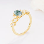 SR12948 Moss Agate Ring - Additional view