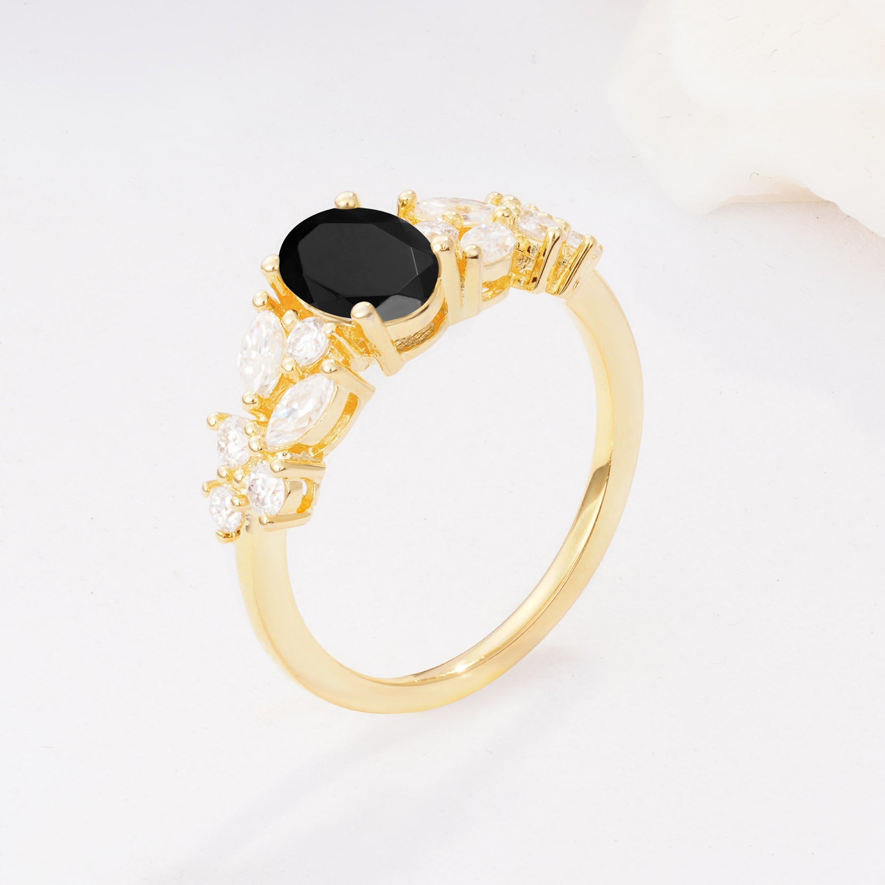 SR12948 Black Onyx Ring - Additional view