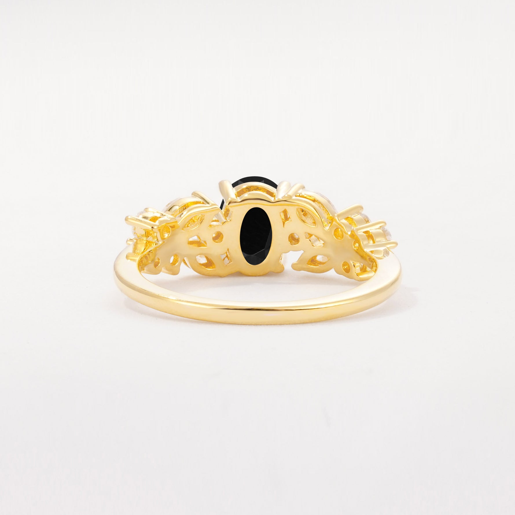 SR12948 Black Onyx Ring - Additional view