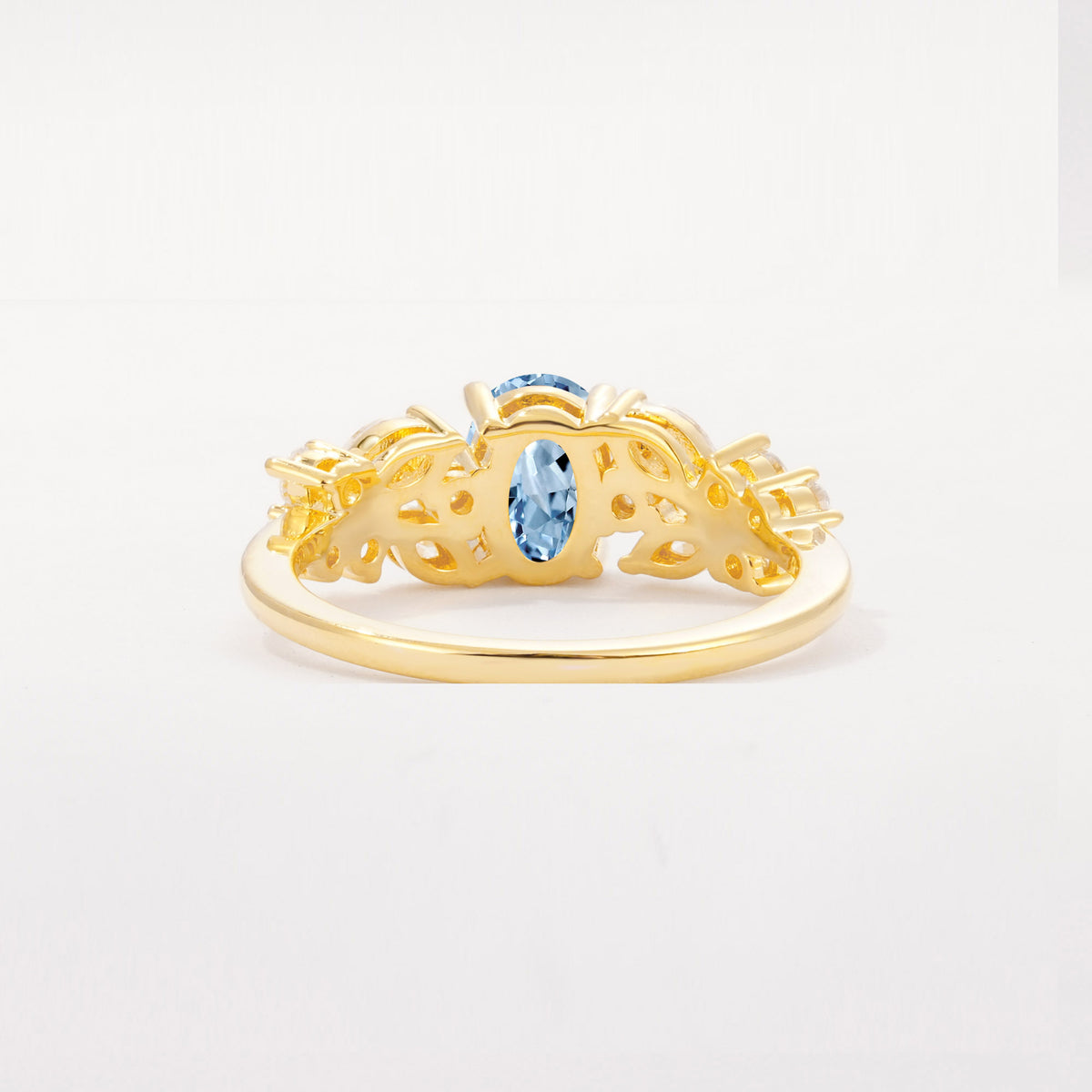 SR12948 Aquamarine Ring - Additional view
