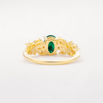 SR12948 Emerald Ring - Additional view