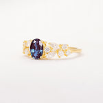 SR12948 Alexandrite Ring - White-Gold