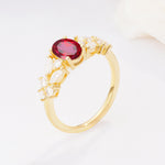 SR12948 Ruby Ring - Additional view