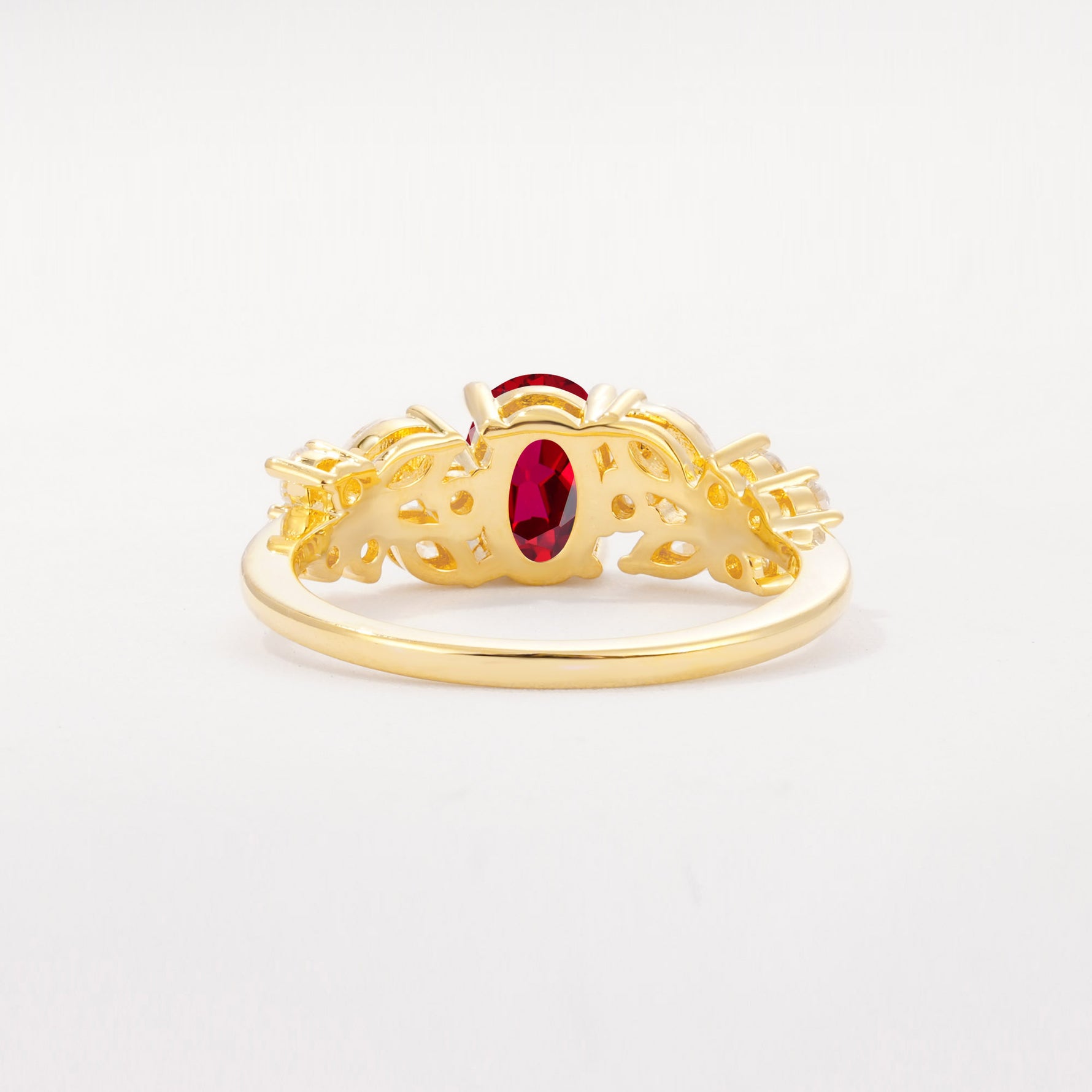 SR12948 Ruby Ring - Additional view