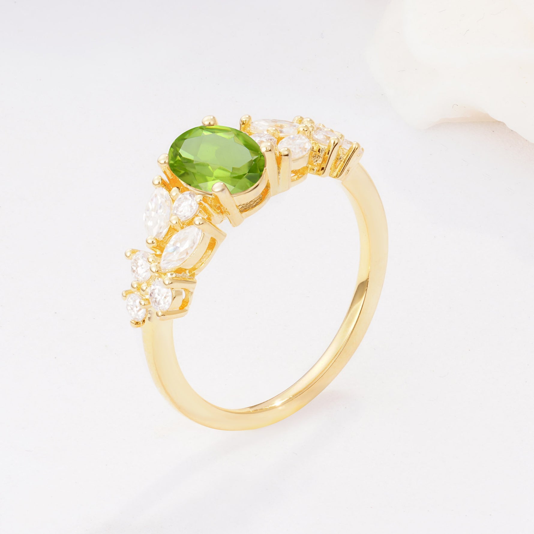 SR12948 Peridot Ring - Additional view