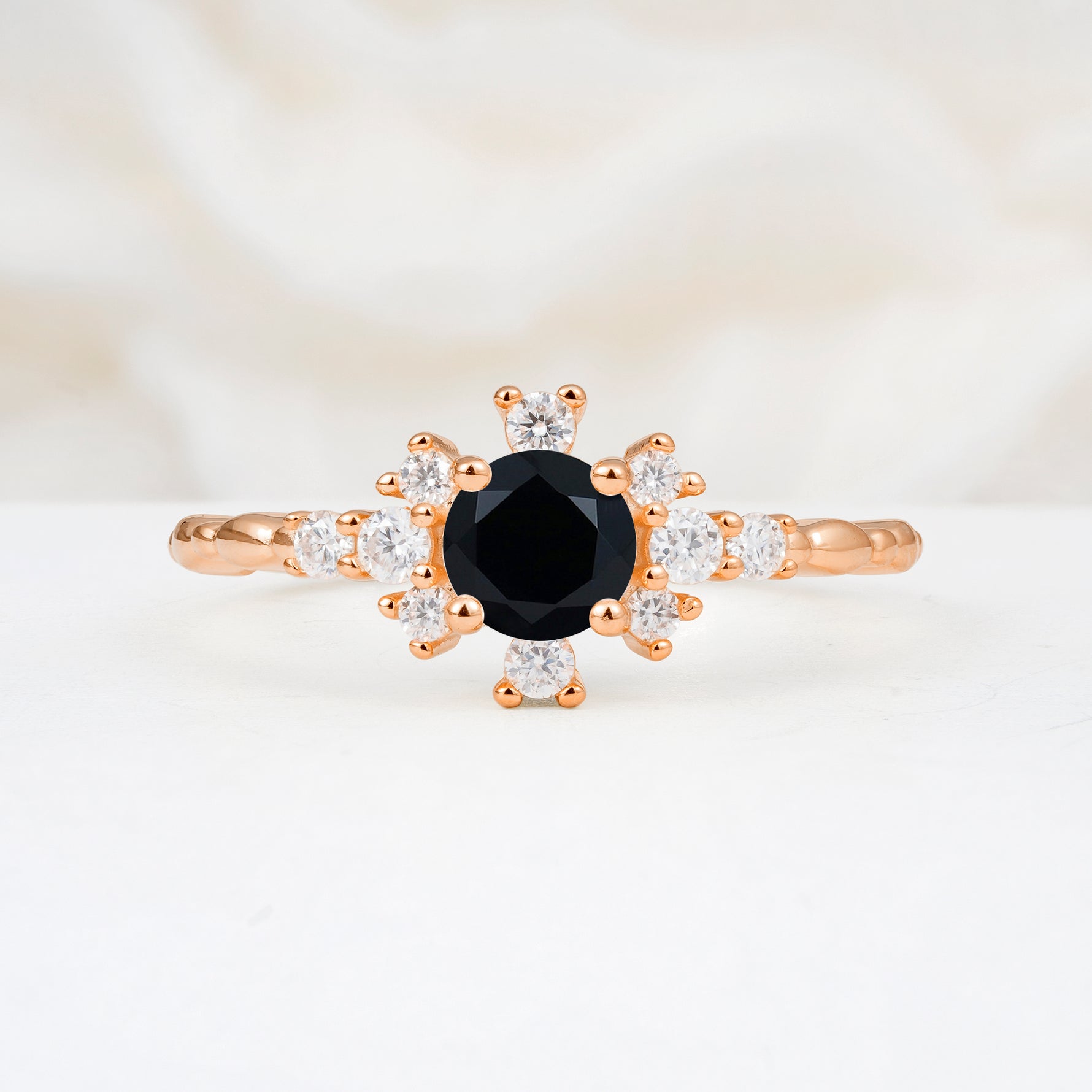 SR13123 Black Onyx Ring - Additional view