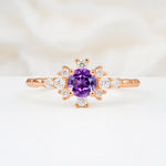SR13123 Amethyst Ring - Additional view