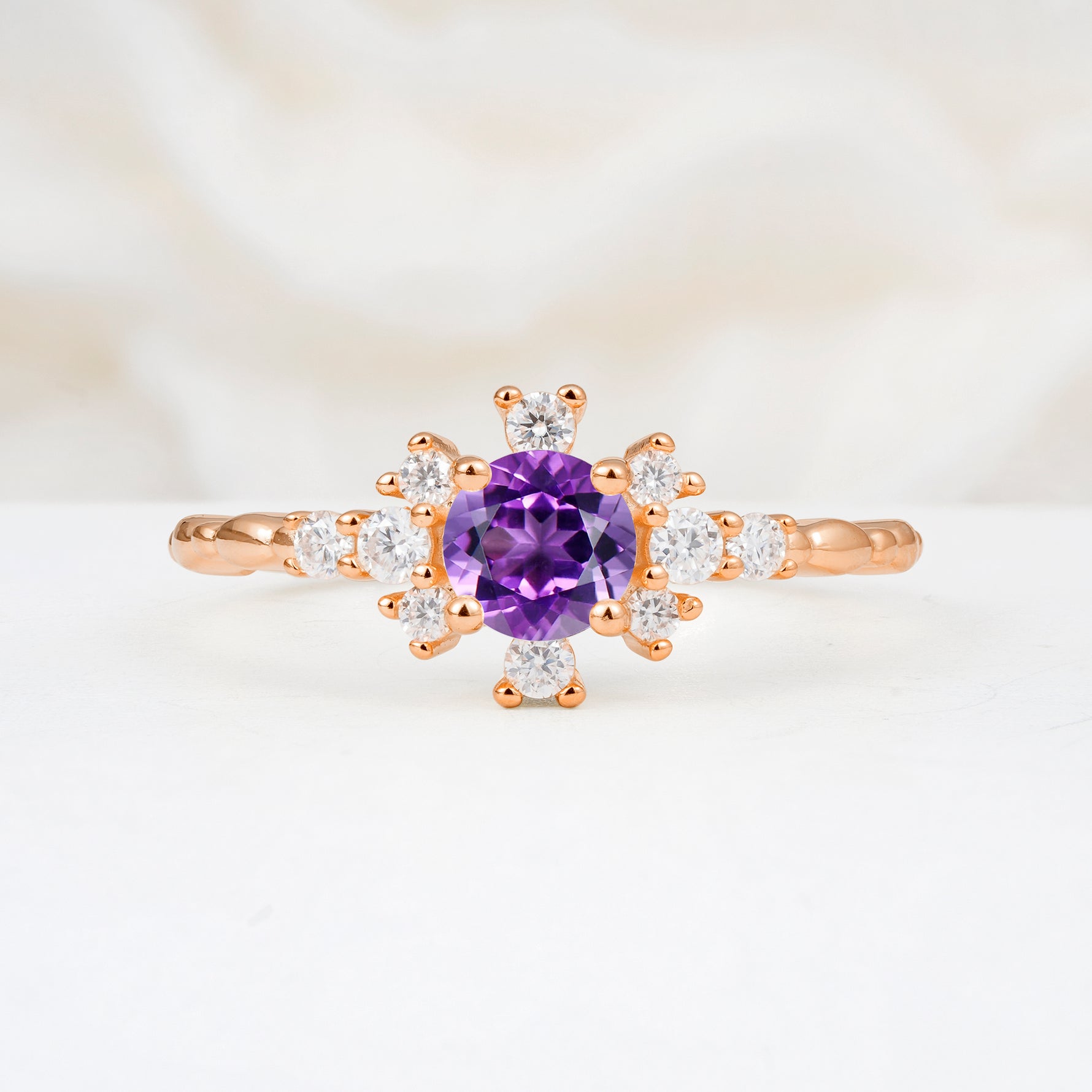 SR13123 Amethyst Ring - Additional view