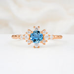 SR13123 Aquamarine Ring - Additional view