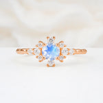 SR13123 Moonstone Ring - Additional view