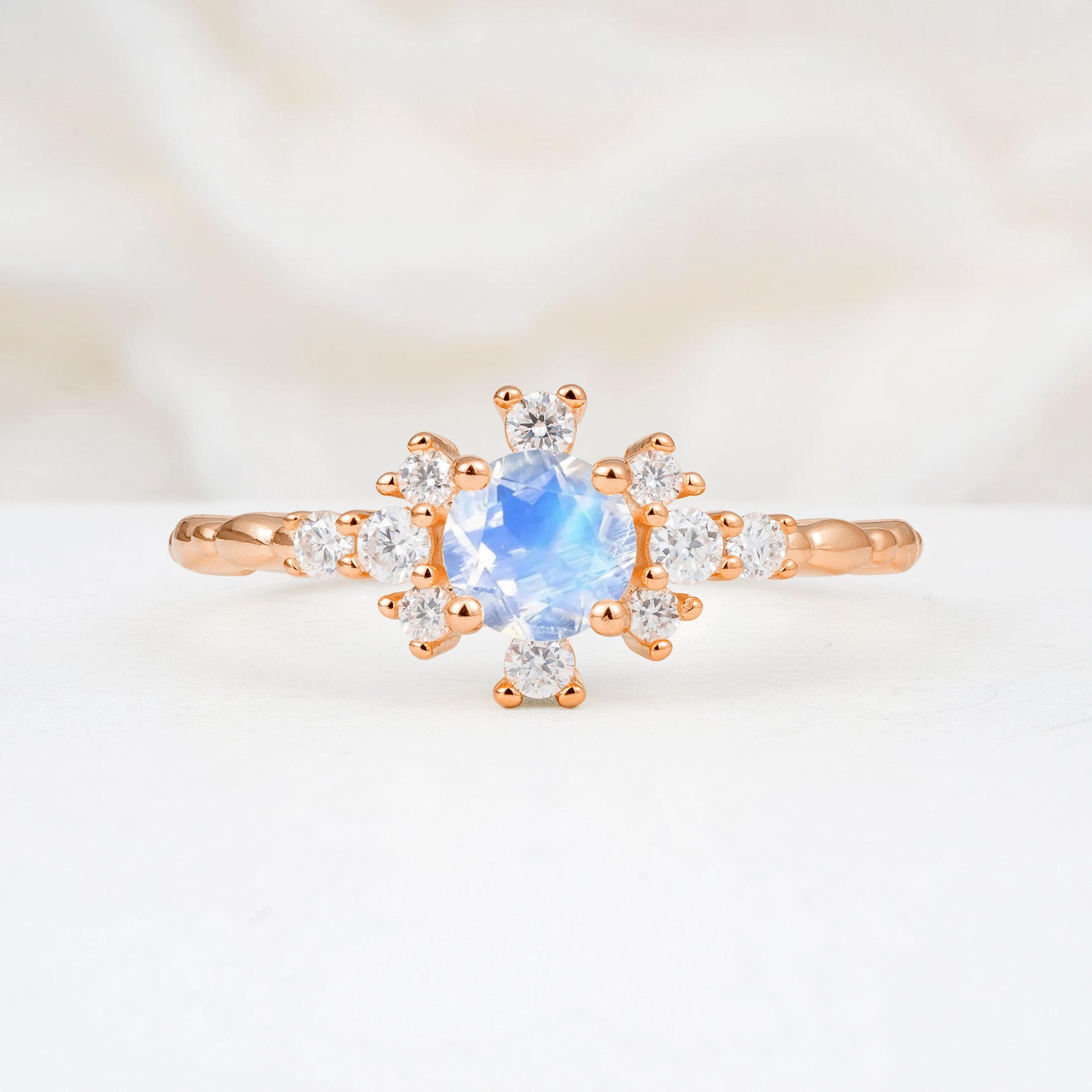 SR13123 Moonstone Ring - Additional view