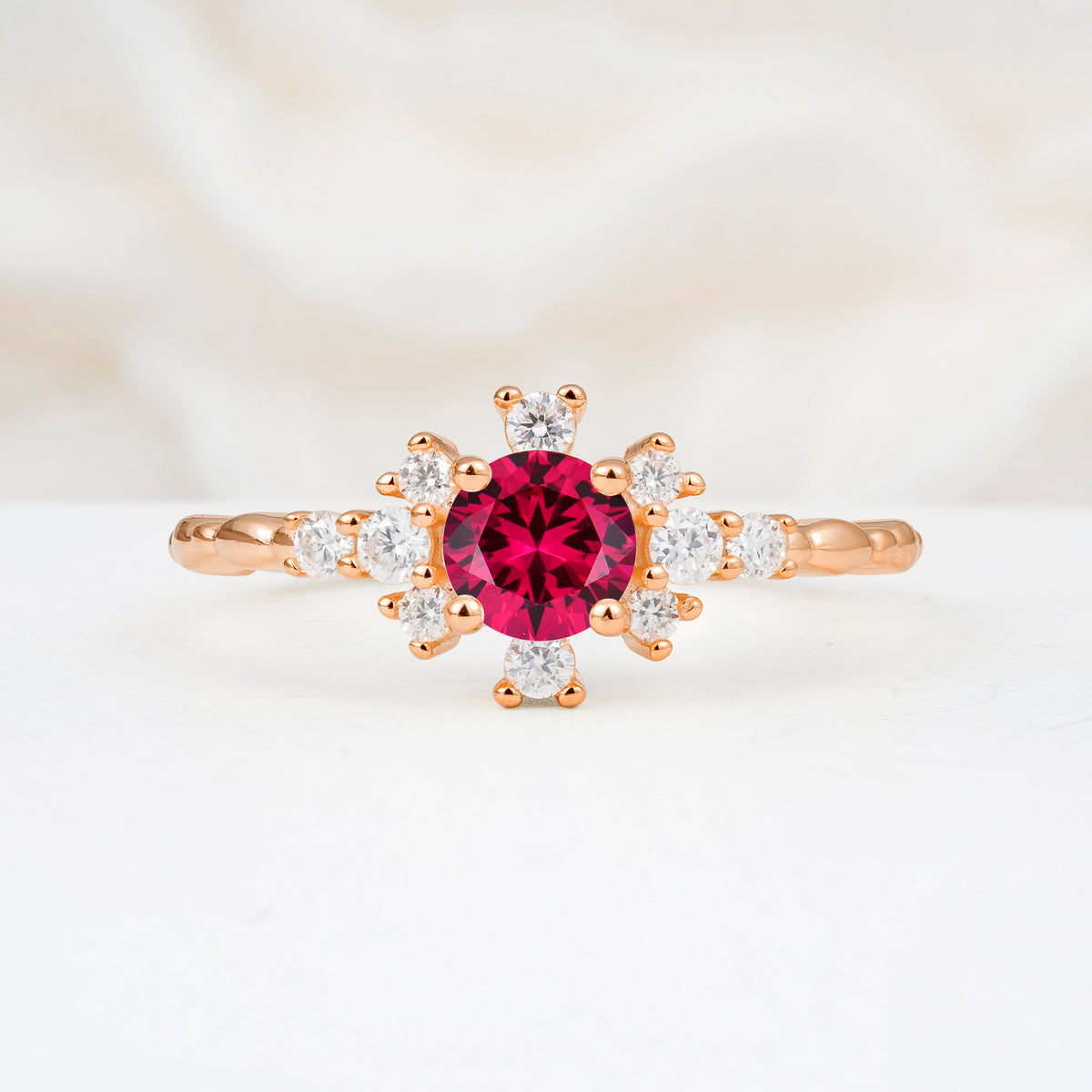 SR13123 Ruby Ring - Additional view
