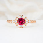 SR13123 Ruby Ring - Additional view