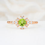 SR13123 Peridot Ring - Additional view