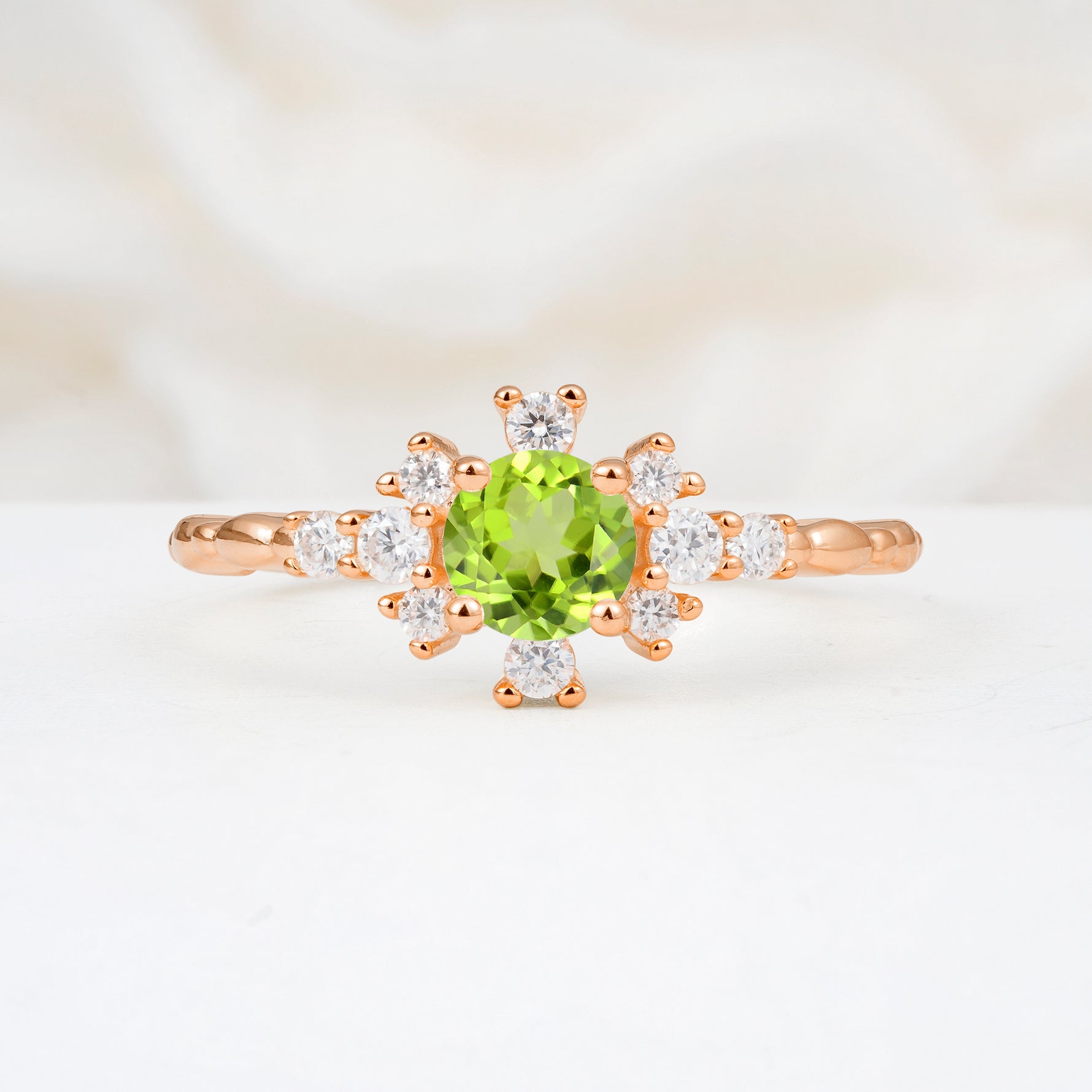 SR13123 Peridot Ring - Additional view