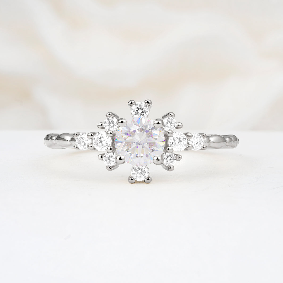 SR13123 Moissanite Ring - Additional view