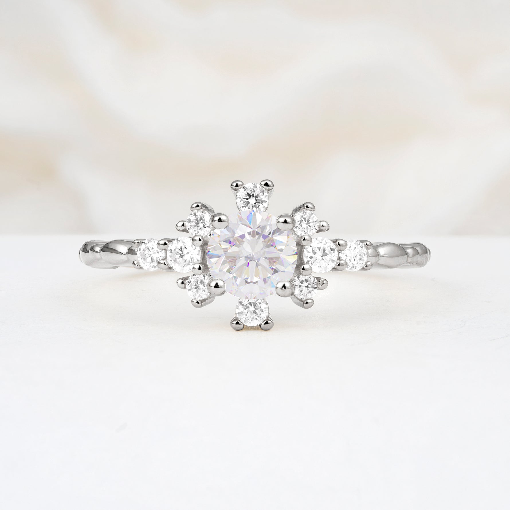 SR13123 Moissanite Ring - Additional view