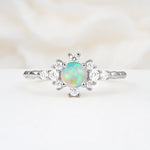 SR13123 Fire Opal Ring - Additional view