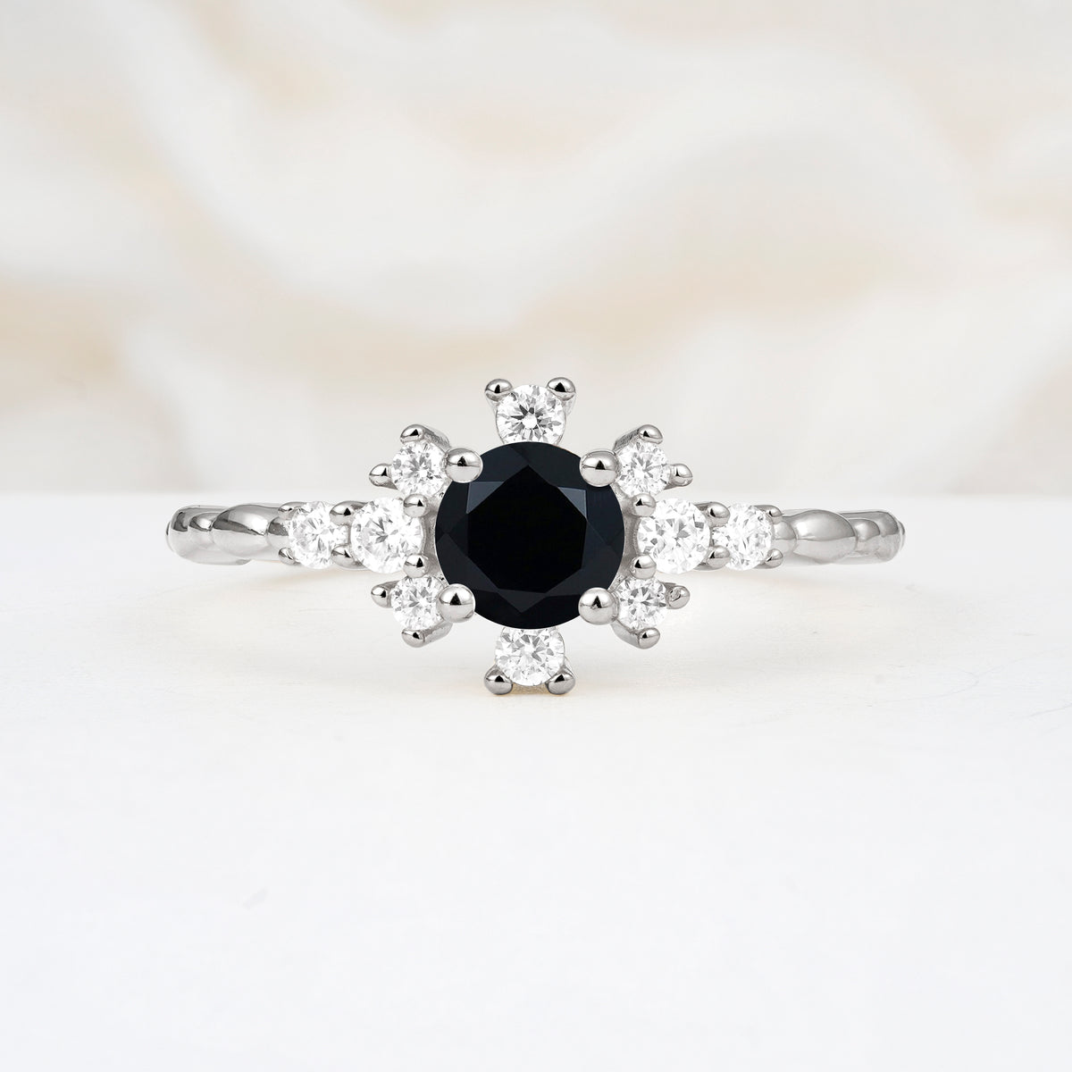 SR13123 Black Onyx Ring - Additional view