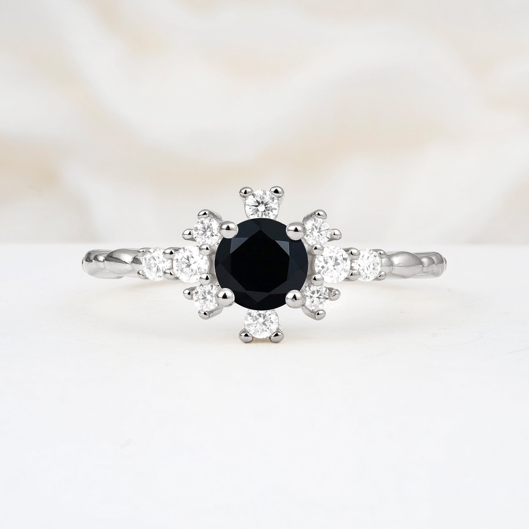 SR13123 Black Onyx Ring - Additional view