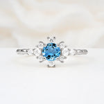 SR13123 Aquamarine Ring - Additional view