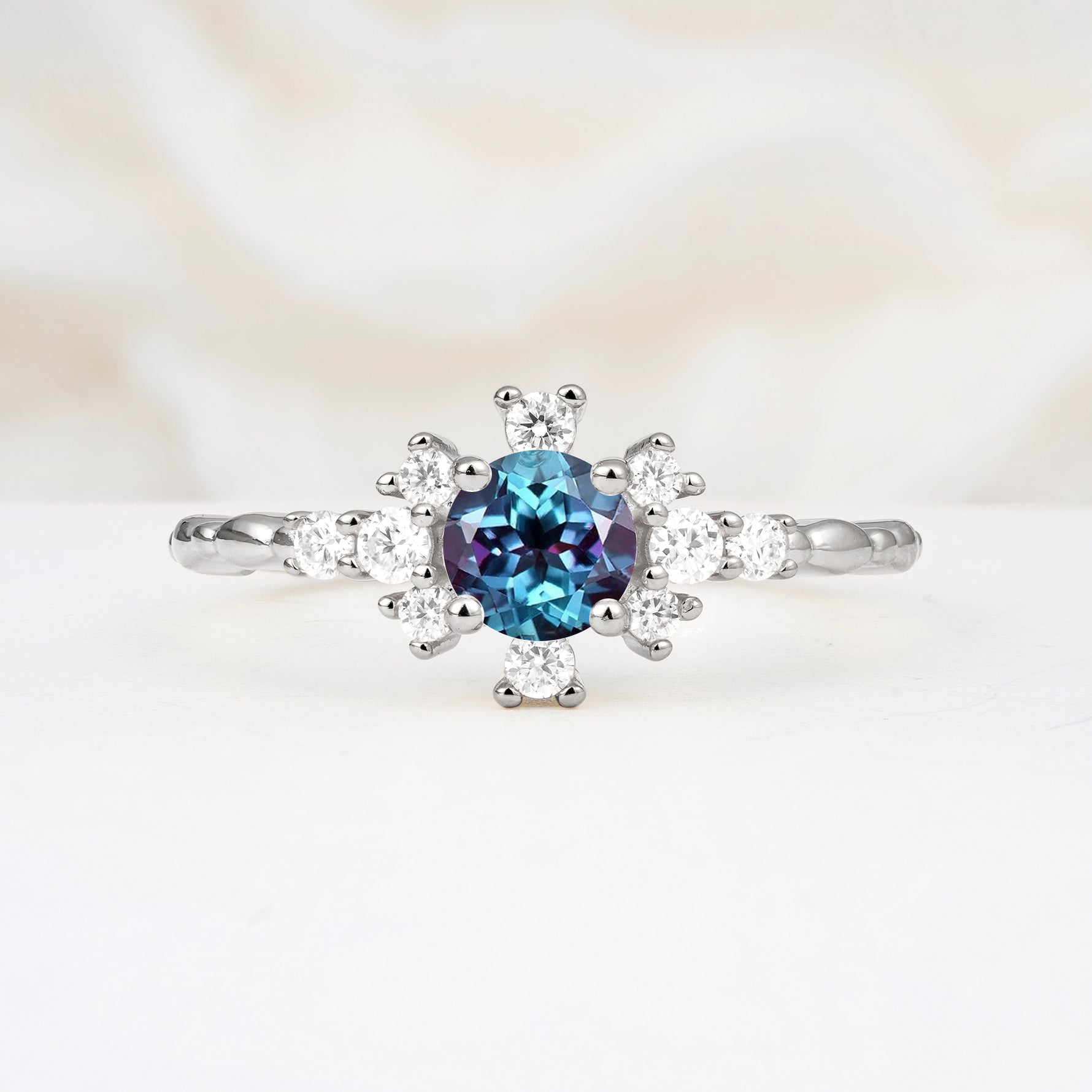 SR13123 Alexandrite Ring - Additional view