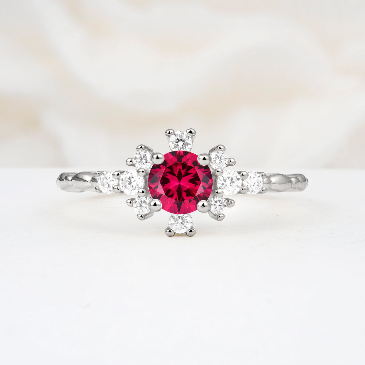 SR13123 Ruby Ring - Additional view