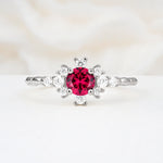SR13123 Ruby Ring - Additional view