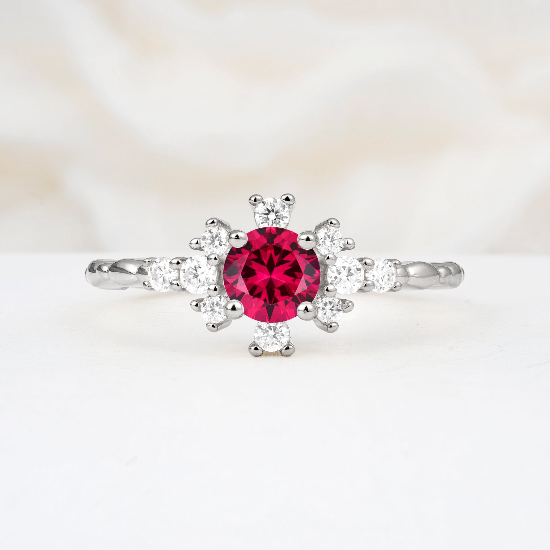 SR13123 Ruby Ring - Additional view