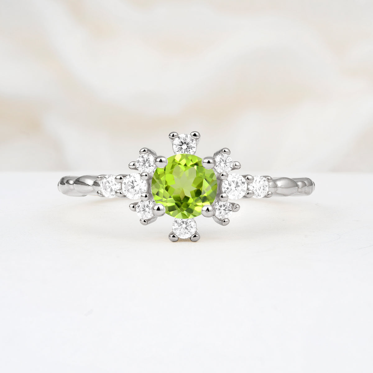 SR13123 Peridot Ring - Additional view