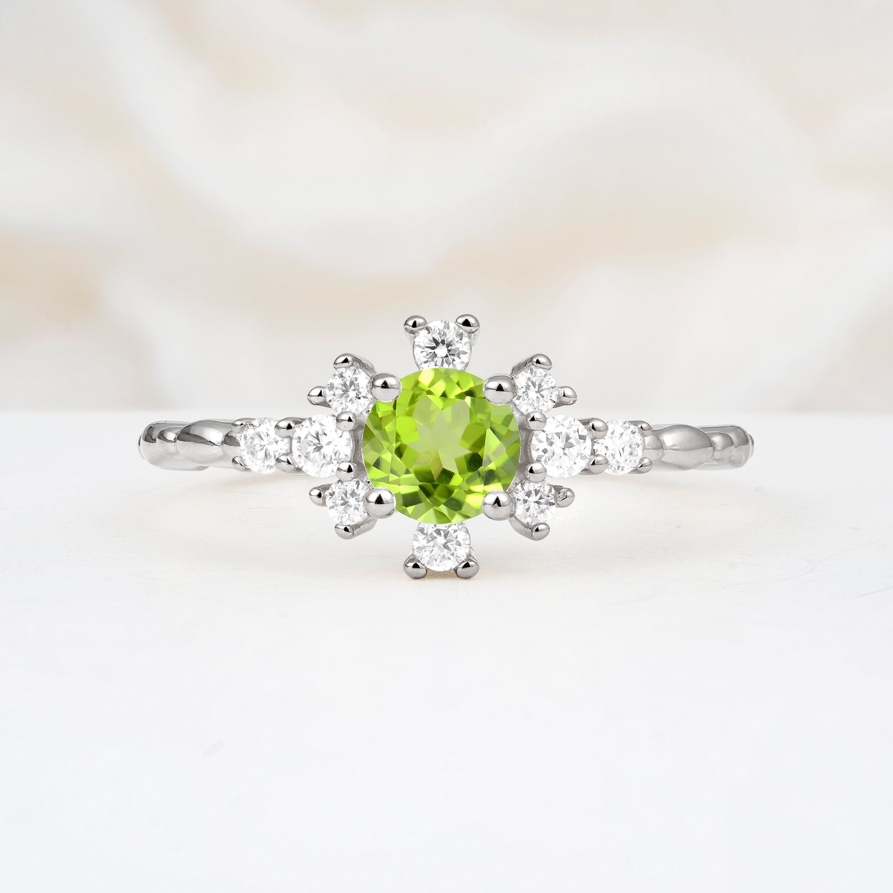 SR13123 Peridot Ring - Additional view