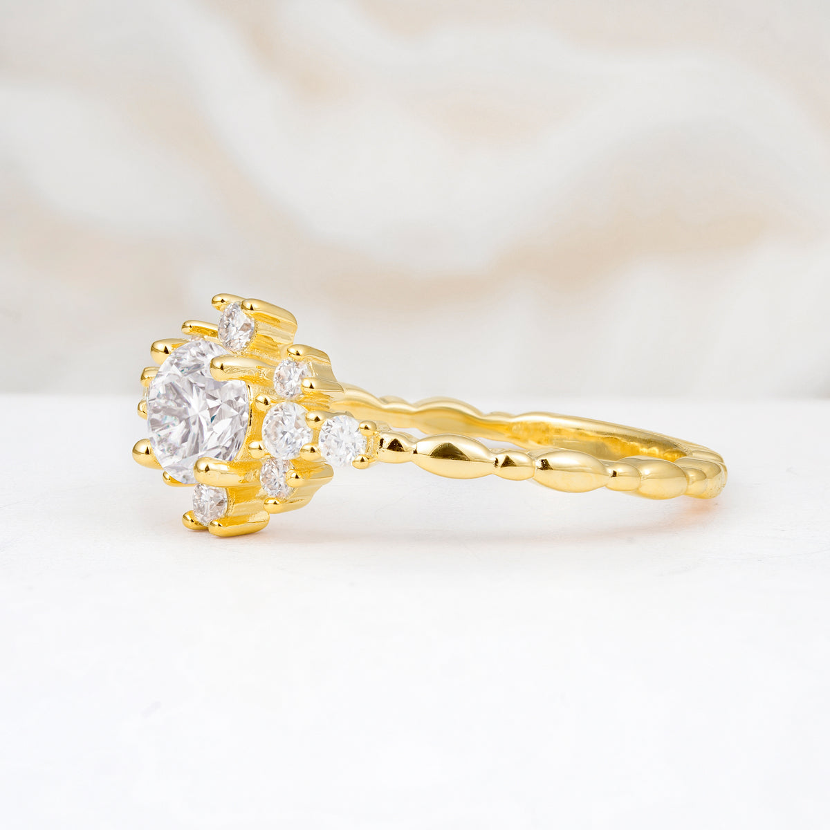 SR13123 Moissanite Ring - Additional view