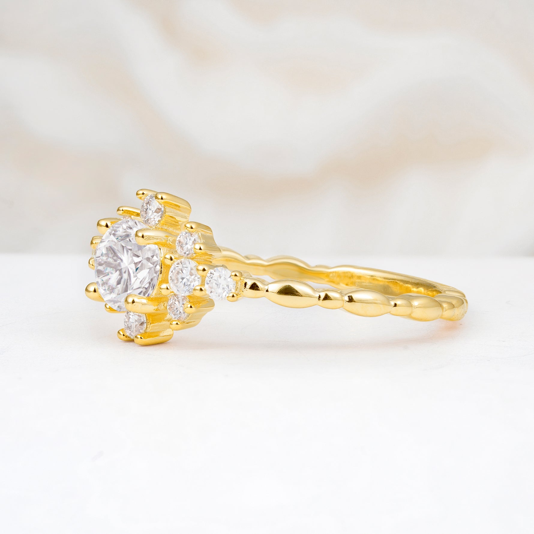 SR13123 Moissanite Ring - Additional view