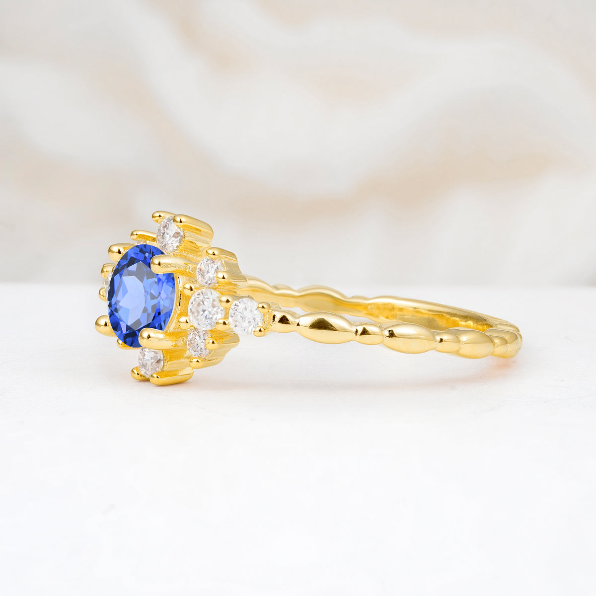 SR13123 Sapphire Ring - Additional view