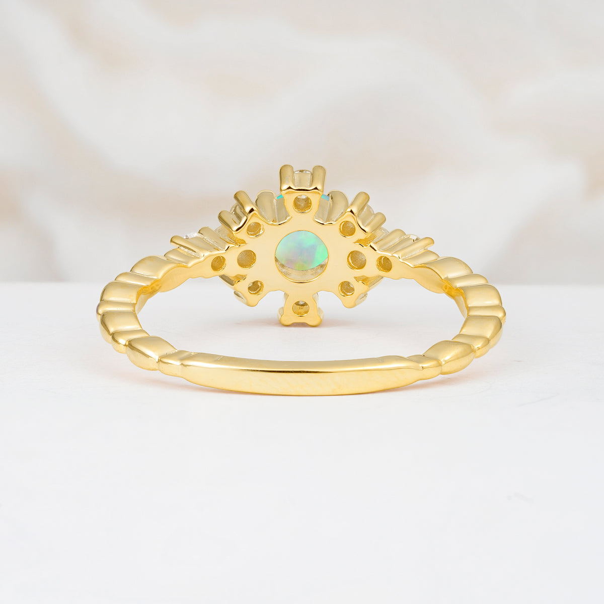 SR13123 Fire Opal Ring - Additional view