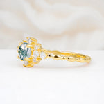 SR13123 Moss Agate Ring - Additional view