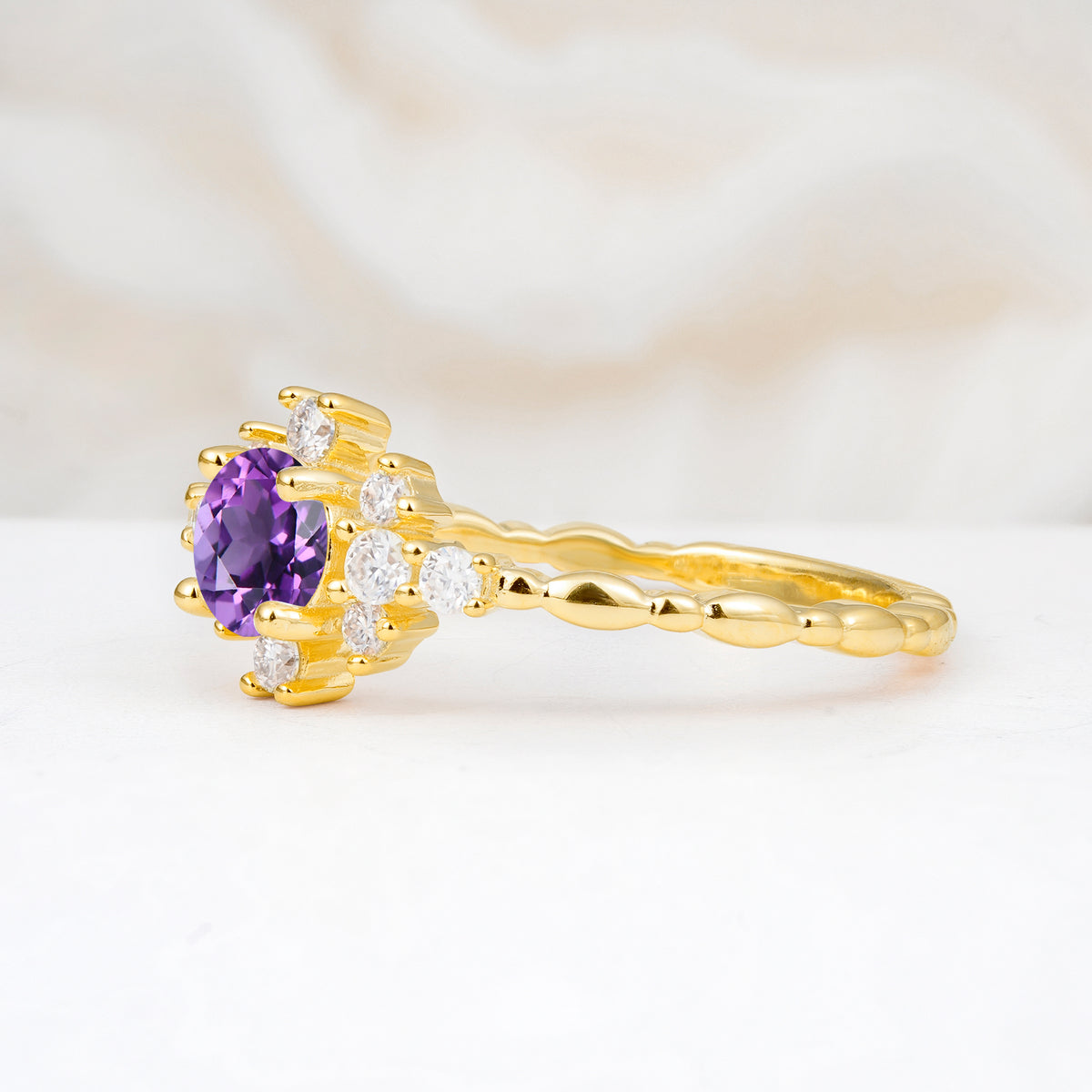 SR13123 Amethyst Ring - Additional view