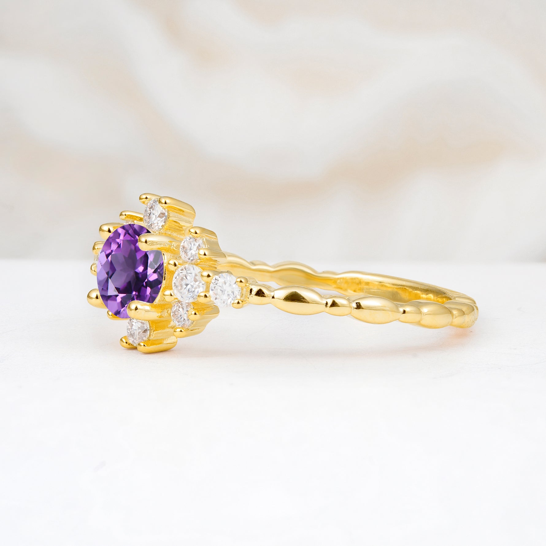 SR13123 Amethyst Ring - Additional view