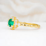 SR13123 Emerald Ring - Additional view