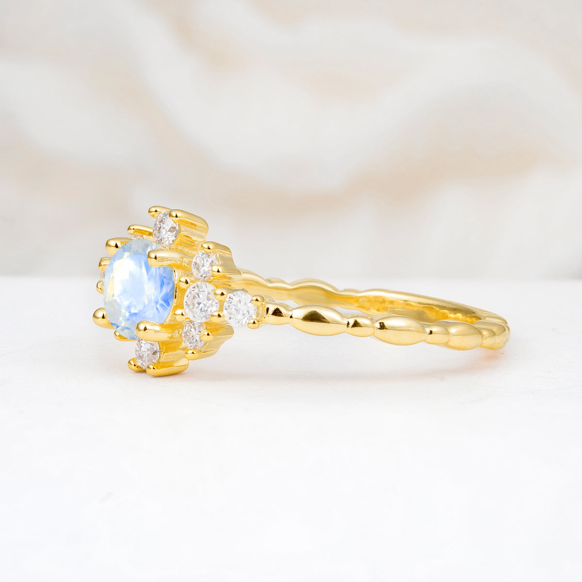 SR13123 Moonstone Ring - Additional view