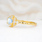 SR13123 Moonstone Ring - Additional view