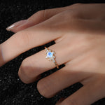 SR13123 Moonstone Ring - Rose-Gold