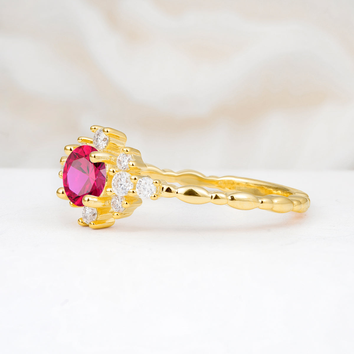 SR13123 Ruby Ring - Additional view