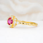 SR13123 Ruby Ring - Additional view