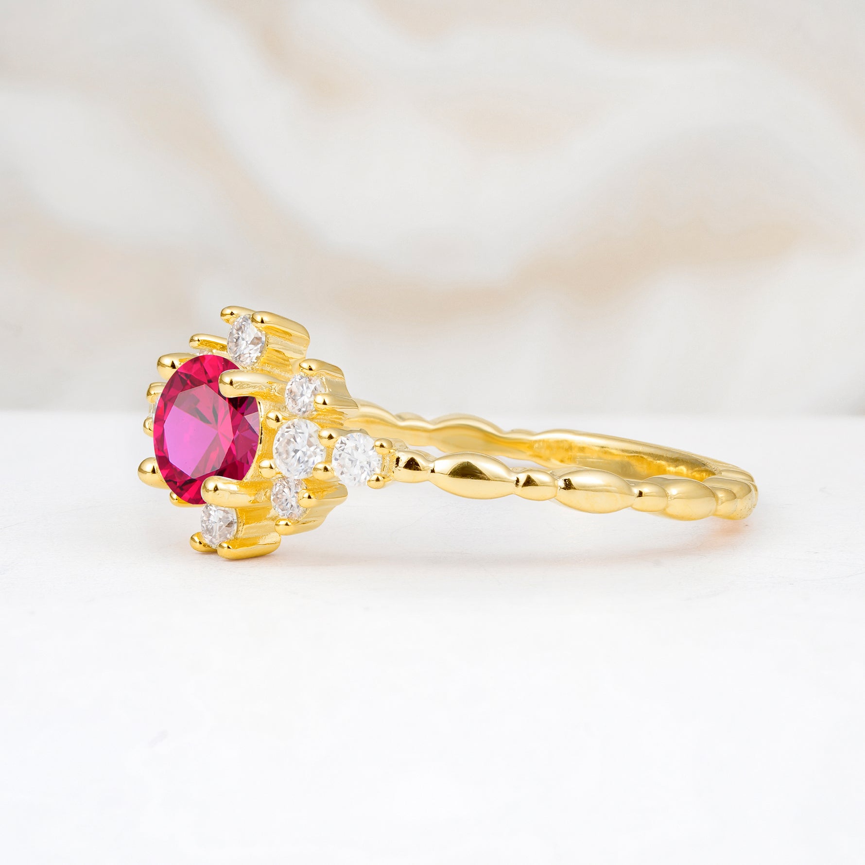 SR13123 Ruby Ring - Additional view