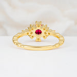 SR13123 Ruby Ring - Additional view