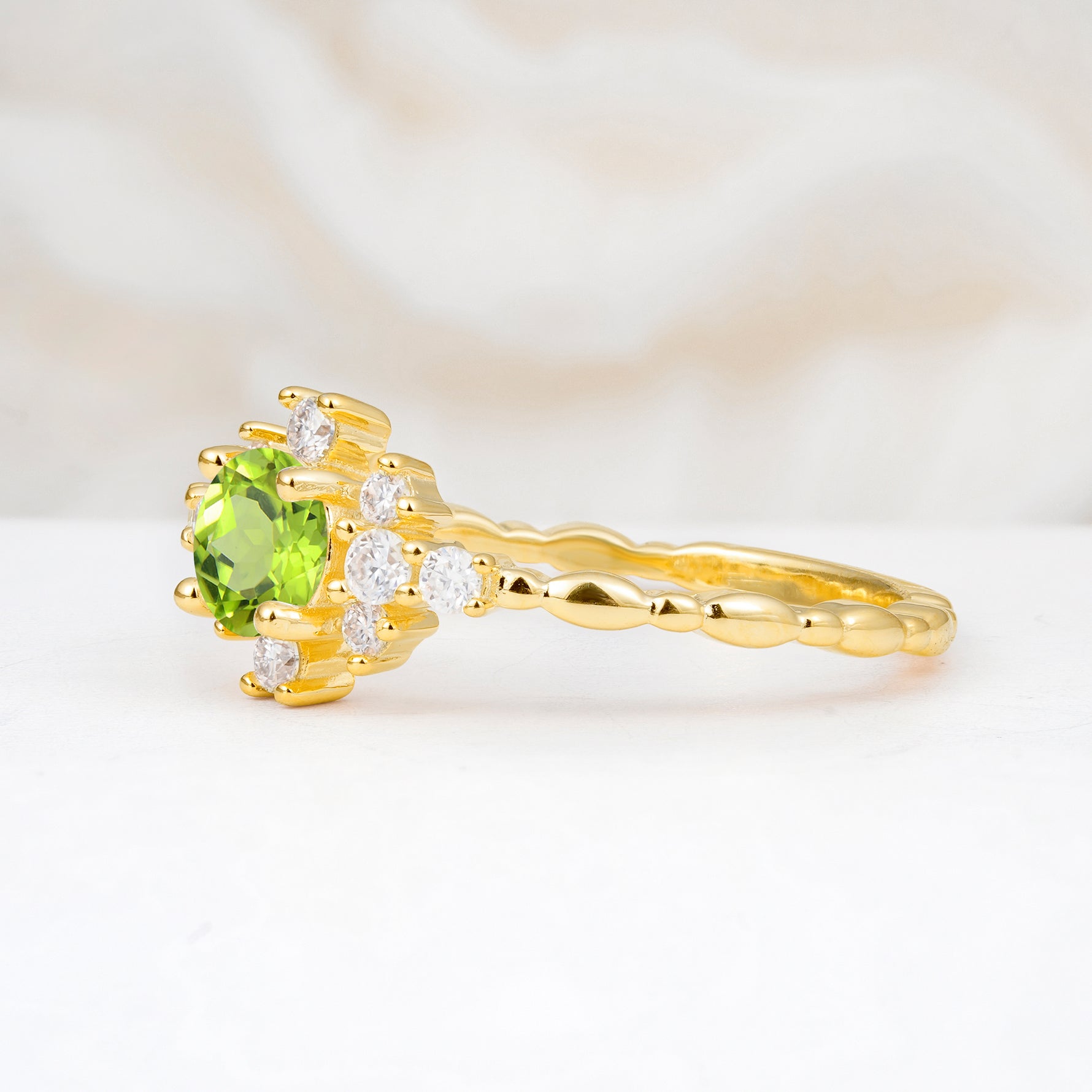 SR13123 Peridot Ring - Additional view