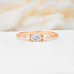SR13313 Moissanite Ring - Additional view