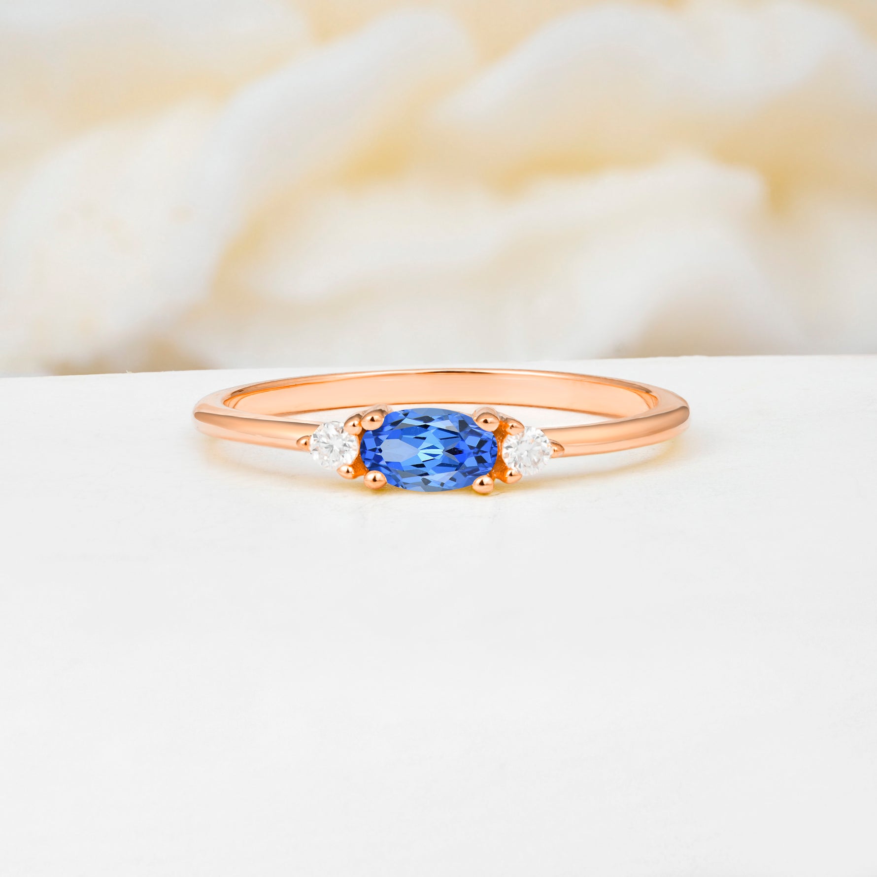 SR13313 Sapphire Ring - Additional view